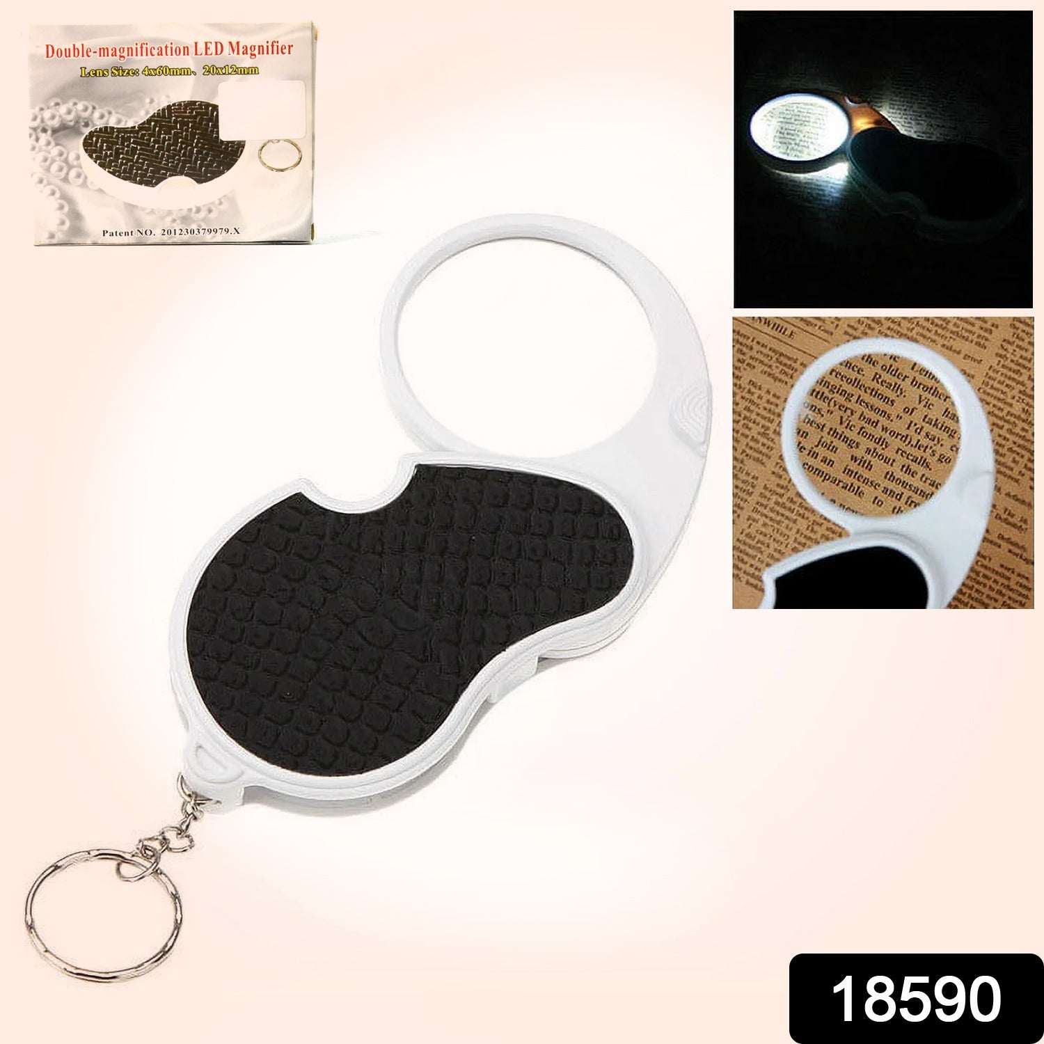 Double-magnification Led Magnifiers With Light (1 Pc  Big) Double-magnification Led Magnifiers With Light (1 Pc  Big)